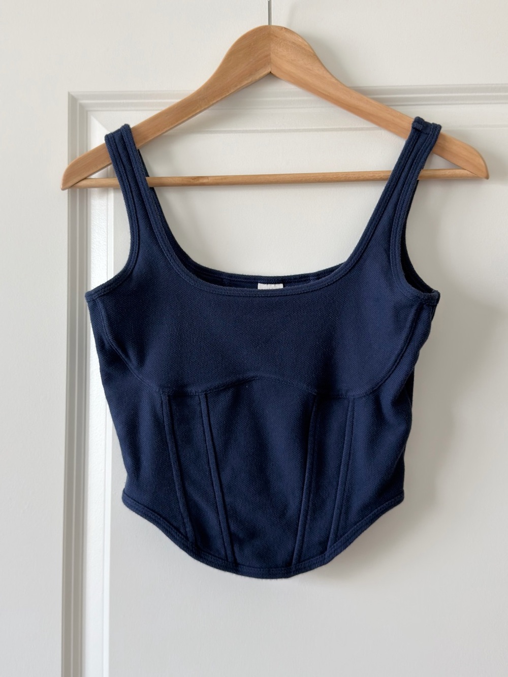 PINK Victoria's Secret Navy Scoop Neck Tank Top